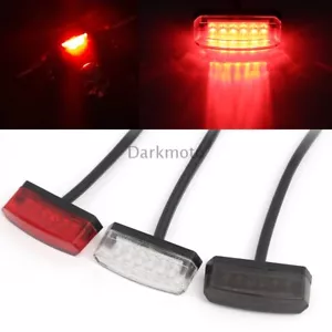 Motorcycle 12V 6 LED Mini Taillight Running Brake Indicators Lights Blinker Lamp - Picture 1 of 15