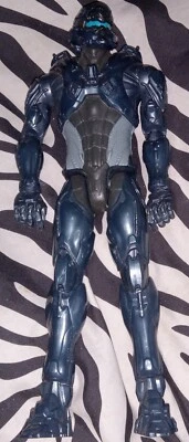 Figura de acción Mattel HALO 11” Spartan Locke, 2015 Microsoft - azul gris Foto 1 de 2