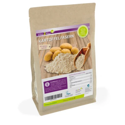 Vita2You Kartoffelfasern 1000g - Nur 8% Kohlenhydrate - im Zippbeutel