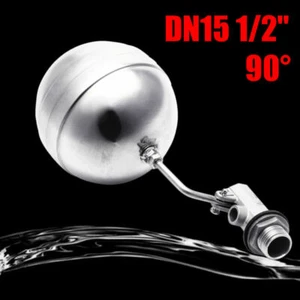 DN15 1/2" Stainless Steel Floating Ball Valve Adjustable Water Level - Picture 1 of 10