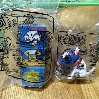 Hardees Carls Jr. Rascador de moscas Mucha Lucha Super Push Along y Twister Cool Kids Foto 1 de 4