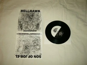 HELLHAWK, SON OF JOR EL --- original 2003 Split 7’’!!!  - Bild 1 von 2