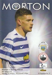 MORTON v STIRLING ALBION 2014/15 LEAGUE (FEB) - Picture 1 of 1