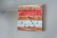 Solid Wood 20"inch Home & Wall Decorative Wooden Clock Handmade Stylish Gift New