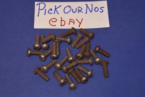 28 Vintage 12-24" x 5/8" Slotted Round Head Steel Machine Screws/Bolts - Picture 1 of 4