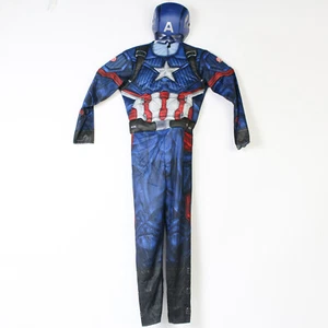 Rubie's Marvel Captain America Costume & Mask - Boy's Medium, Good Condition - Picture 1 of 5