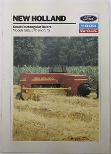 Brochure Ford New Holland per modelli di piccole presse rettangolari, 565, 570 e 575 - Foto 1 di 5