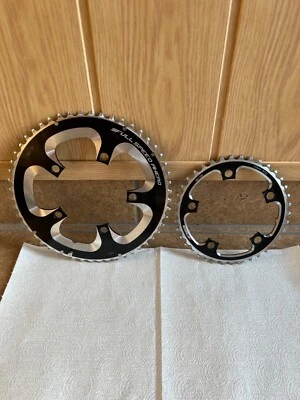 FSA S10 Road Chainrings 52-38T 5 bolts 110BCD - Image 1 of 4
