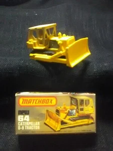 1960's,No. 64 Caterpillar D-9 Tractor, Matchbox In Original Box. - Picture 1 of 6