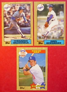 1987 Topps Los Angeles Dodgers Team Set with Traded (38 Cards) - Picture 1 of 1