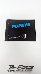 Popeye Nintendo NES Instructions Manual / Booklet ONLY - Imagen 1 de 2