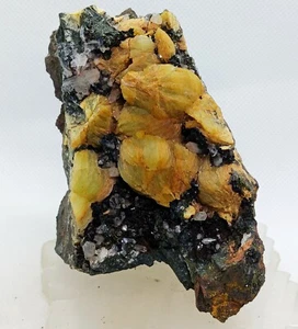 Large Prehnite Specimen With Quartz Natural Prehnite Crystal Stone On Matrix  - Picture 1 of 9