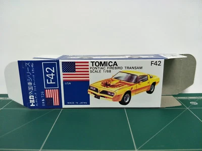CAJA REPRODUCCIÓN para Tomica Blue Box NºF42 Pontiac Firebird Transam Foto 1 de 4