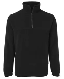 Jb's wear Kids 1/2 Zip Polar Fleece School Jumper Jacket Low Pill Adjustable Hem - Bild 1 von 24