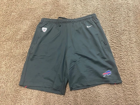 Mens Buffalo Bills On field Apparel Shorts AO3742 060 W/Pockets Size XL Cover