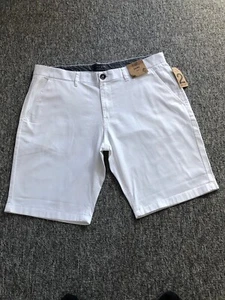Mens F&F White Chino Shorts W 40in New With Tags - Picture 1 of 5