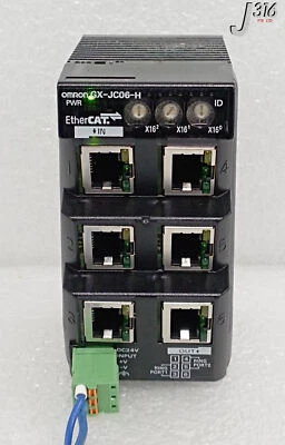 33486 OMRON Ethercat Anschluss Sklave GX-JC06-H - Bild 1 von 4