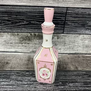 Bottiglia profumo vanità porcellana rosa rosa simply shabby chic usata in ottime condizioni - Foto 1 di 6