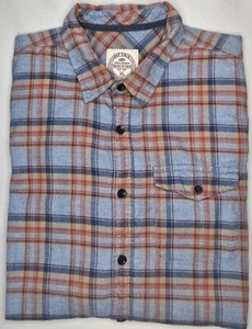 Mens Fat Face Long Sleeve Lightweight Flannel Button Up Shirt Medium - EUC - Picture 1 of 2