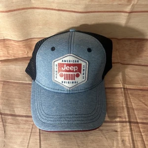 Jeep American Original Desde 1941 Parche Camionero Sombrero Snapback OSFA Azul NUEVO Rojo - Imagen 1 de 6