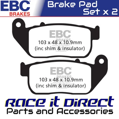Pastillas de freno delanteras semi sinterizadas EBC para Harley Sportster 883 L Low XL 2006-2010 Foto 1 de 4