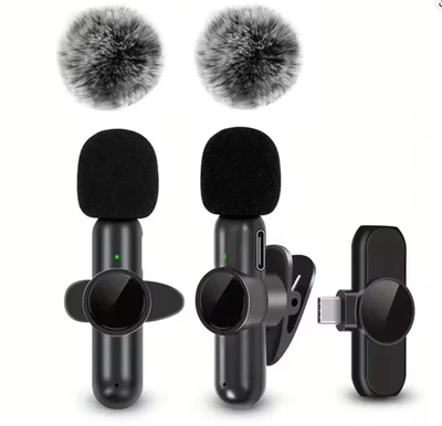 Bluetooth Wireless Lavalier Mikrofon Mini Ansteckmikrofon Handy-Live-Stream NEU - Bild 1 von 4