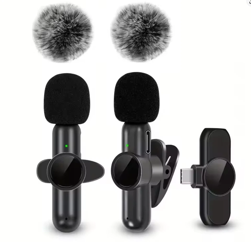 Bluetooth Wireless Lavalier Mikrofon Mini Ansteckmikrofon Handy-Live-Stream NEU - Bild 1 von 4