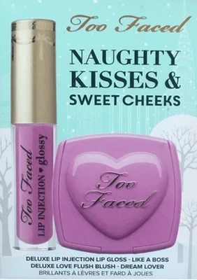 Too Faced Naughty Kisses & Sweet Cheeks LIKE A BOSS, DREAM LOVER 2016 ltd ed NIB - Image 1 of 4