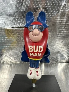 Vintage Budweiser Bud Man Beer Tap Handle In Great Condition - Picture 1 of 22