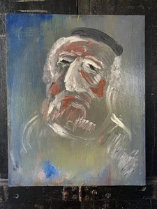 Expressionist Portrait Oil On Board Painting Signed ‘J. Endzel’ École De Paris - Picture 1 of 7