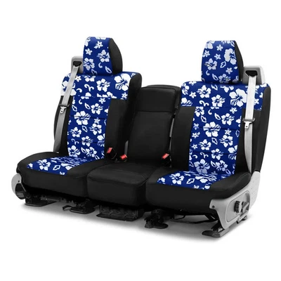 For Ford E-350 Super Duty 15-23 Seat Cover Neosupreme 1st Row Black & Blue Foto 1 de 4