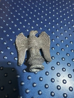 Vintage Solid Brass American  Eagle Flagpole Finial Topper 2.5 inches - Image 1 of 4