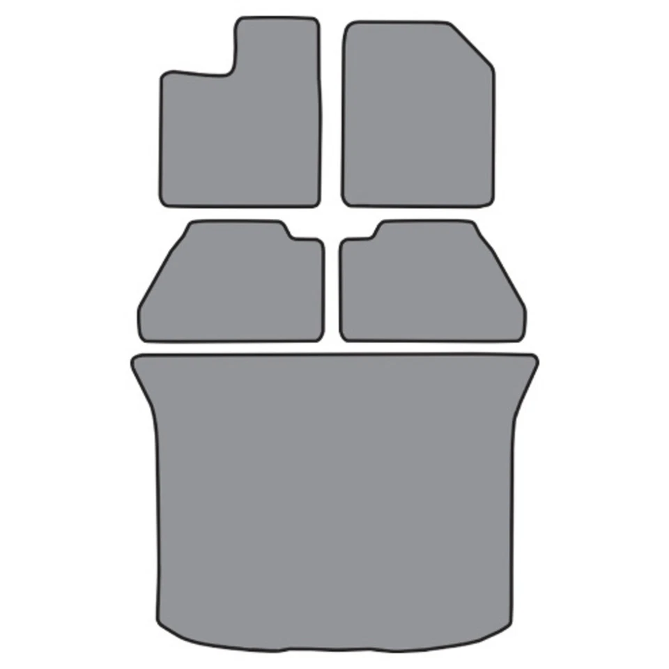 11-15 林肯 MKX Frts Rrs & Cargo Cutpile 5 件脚垫 — 第 1/4 张图片