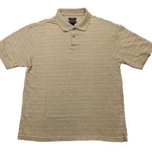 Saddlebred Quick Dry Poloshirt L Kurzarm beige gestreift - Bild 1 von 5