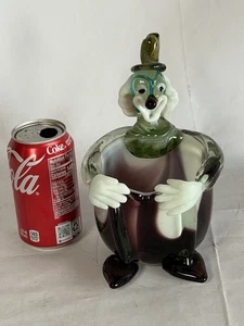 Ciotola profonda per pagliaccio classe arte Murano, noce o piatto caramelle - Foto 1 di 13