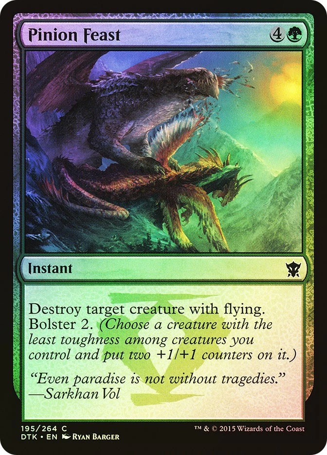 MTG FOIL Pinion Feast  - Dragons of Tarkir #195 - Image 1 of 1