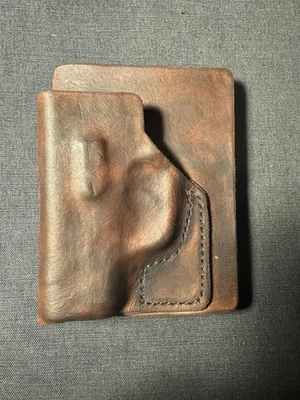 Leather Holster For Kahr P380, Ruger LCP, Kel-tec P3AT, Kel-tec P32 - Image 1 of 4