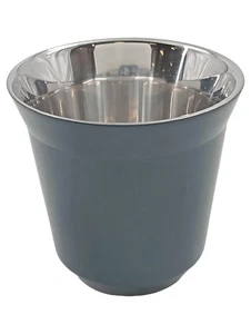 NESPRESSO Espressotasse Grau Metall Modern Tasse Kaffeebecher - Bild 1 von 3