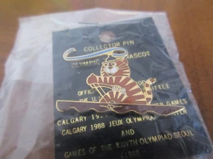 Pin SEOUL 1988 Olympia Rudern Rowing Hodori mascot Olympics - Bild 1 von 2