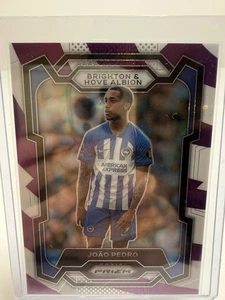 2023-24 Panini Prizm Premier League Joao Pedro Púrpura Blanco Prizm 18/92 - Imagen 1 de 8