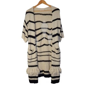 Sass And Bide Size XXS “amante Amore” long Knit  Striped Oversized Cardigan - Picture 1 of 8
