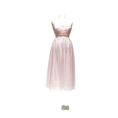 Женское розовое трапециевидное платье ASOS - Изображение 1 из 4