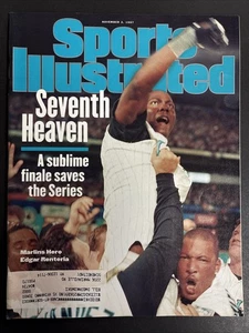 Sports Illustrated 3 de noviembre de 1997 Edgar Rentería Florida Marlins Serie Mundial - Imagen 1 de 2