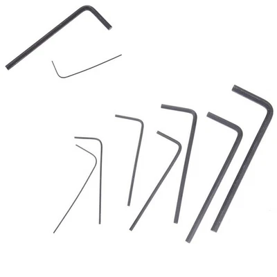 Set Wrench Mini Hexagon Screwdriver Micro Tool Kit Black 7PCS Hex Allen Key - Image 1 of 4