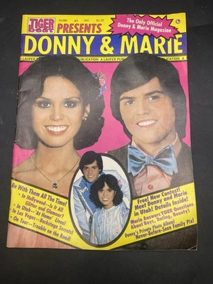 Tiger Beat Presents Donny & Marie Magazine Osmond 1977  Volume 1 Number 2 Vtg Foto 1 de 4