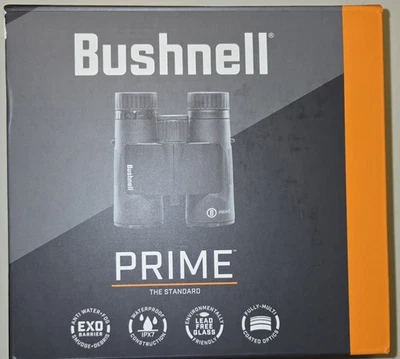 Bushnell Prime 10x42 Waterproof Binoculars Multi-Coated IPX7 (BP1042BF) - Image 1 of 3