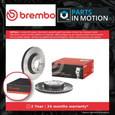 2x Brake Discs Pair Vented fits MAZDA CX3 DK 1.5D Front 15 to 18 295mm Set New - Image 1 of 4