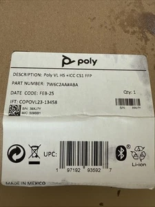 Poly Voyager Legend Wireless Headset (Plantronics) - Single-Ear via Bluetooth - Picture 1 of 5