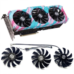 Cooling Fan Replacement Fan Set for ZOTAC RTX3060 3070 3070ti 3080 3090 X-GAMING - Picture 1 of 11