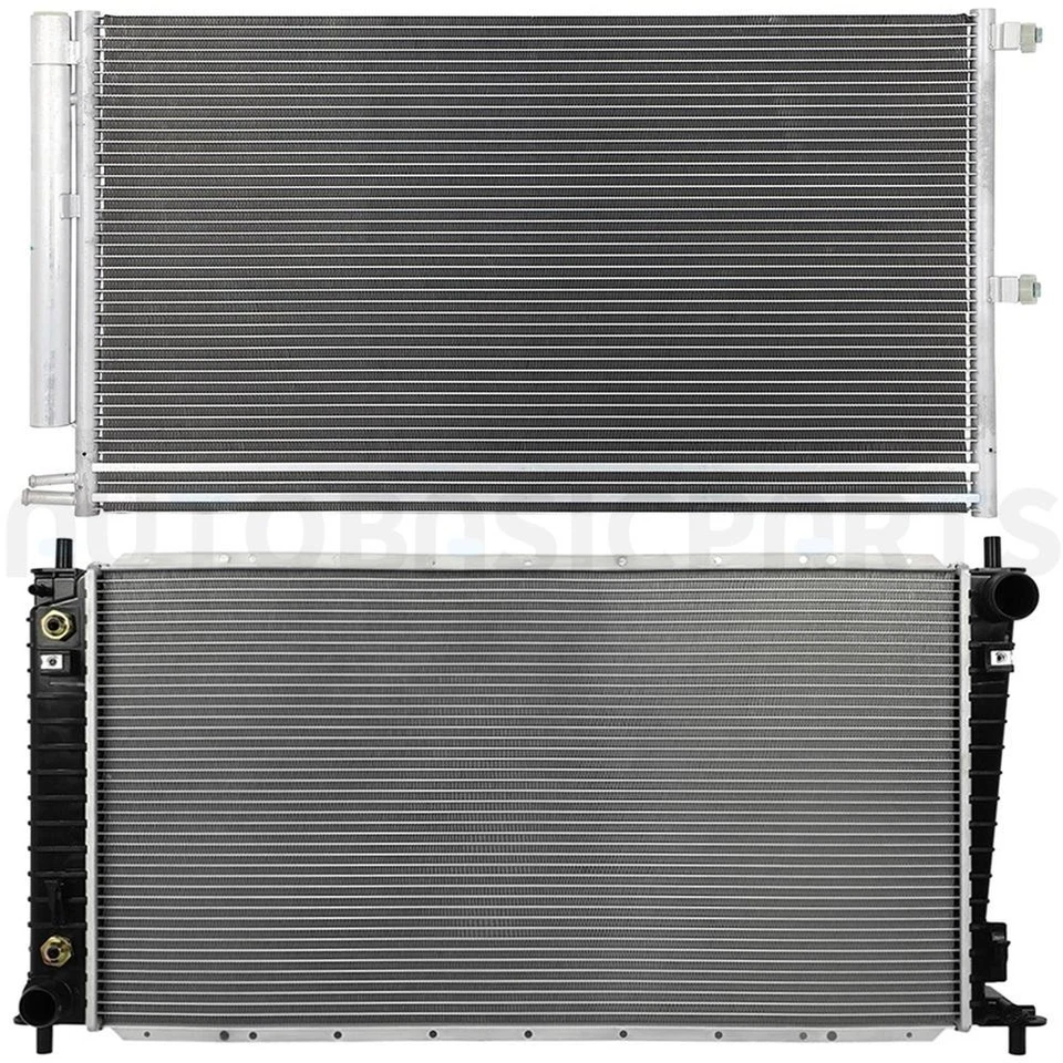 Aluminum Radiator & AC Condenser Cooling Kit For 2007-2008 Lincoln Navigator - Image 1 of 4